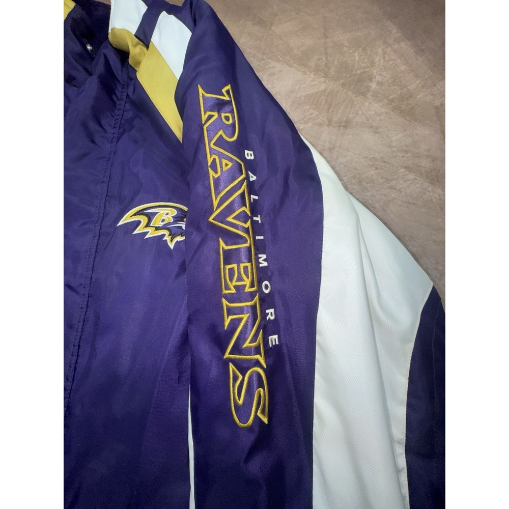 NFL Baltimore Ravens Thick Large Insulated Jacket Heavy G-III Apparel - Picture 3 of 11